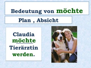 Und du? Was _________ du lieber?
Theater oder Kino?
magst
 