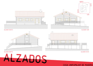 OESTE

ESTE

NORTE

SUR

ALZADO OESTE

ALZADO SUR

ALZADO NORTE

ALZADO ESTE

 