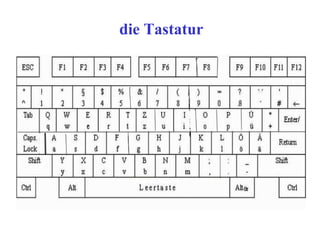 die Tastatur 