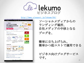 Lekumo ファミリーの製品戦略