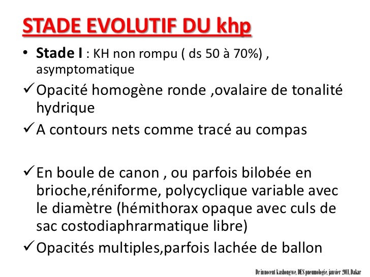 Le Kyste Hydatique Du Poumon Le Kyste Hydatique Du Poumon