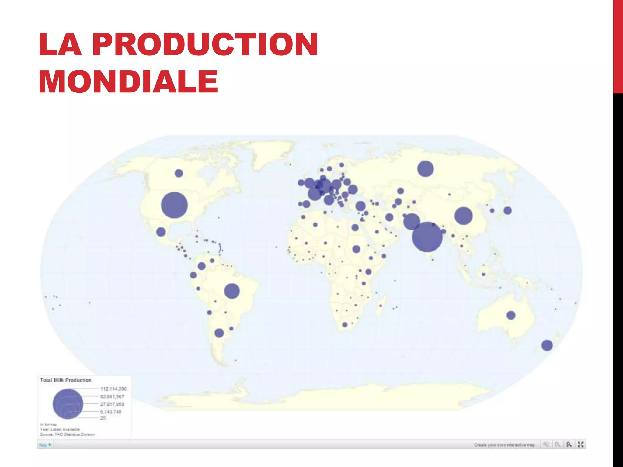 Le lait dans le monde PPTX