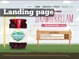 Landing page

 