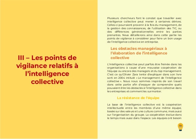 Le Livre Blanc De L Intelligence Collective Le Livre Blanc De L Intelligence Collective