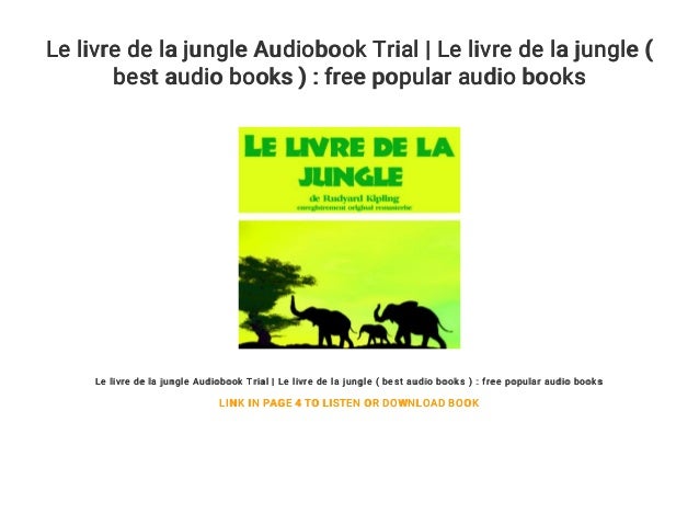 Le Livre De La Jungle Audiobook Trial Le Livre De La Jungle Best