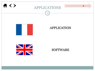APPLICATIONS
APPLICATION
SOFTWARE
16
 