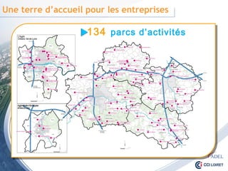 Une terre d’accueil pour les entreprises
134 parcs d’activités
 