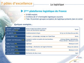  Un tissu économique dynamiquePlus de 5 000 nouvelles entreprisesont été créées dans le Loiret en 2010.Le Loiret est au dessusde la moyenne nationale avec un taux de création de 20,2 % contre 18,8 % en France métropolitaineGéoFLA® © IGN 2009 - © INSEE 2010