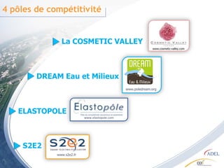 Des échanges internationaux positifsAvec 5.7 milliards d'euros réalisés à l’export en 2010 et un solde positif de 527 millions d’euros, le Loiret est le premier département exportateur de la région Centre (37, 4% des exportations régionales) 
