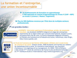 7 pôles d’excellenceLes technologies de l’information et de la communicationUn véritable vivier de spécialistes reconnus qui s’appuie sur une filière universitaire complète et des centres de recherche : 5 000 emplois sont concernés. Quelques exemples…Objectif 2020 : 