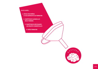 EN 25 SLIDES...

 1. L’ÉCOLE MULTIMÉDIA
    ET SES DISPOSITIFS DE FORMATION

   2. COMPÉTENCES AUXQUELLES
      NOUS FORMONS

      3. COMPÉTENCES NÉCESSAIRES
         AUX ÉQUIPES COMMERCIALES

        4. VOTRE FORMATION




                                      3/25
 
