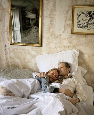 Lucian and Kate
in Bed, 2010.
 