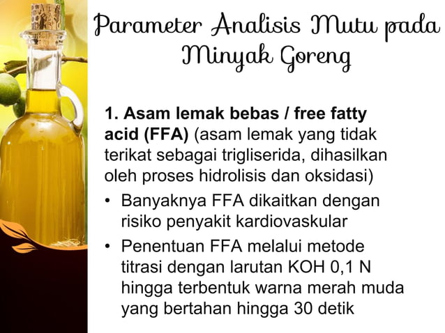 Lemak dan minyak | PPT