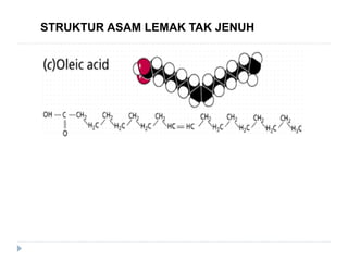 STRUKTUR ASAM LEMAK TAK JENUH
 