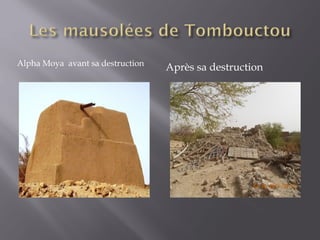 Alpha Moya avant sa destruction
Après sa destruction
 