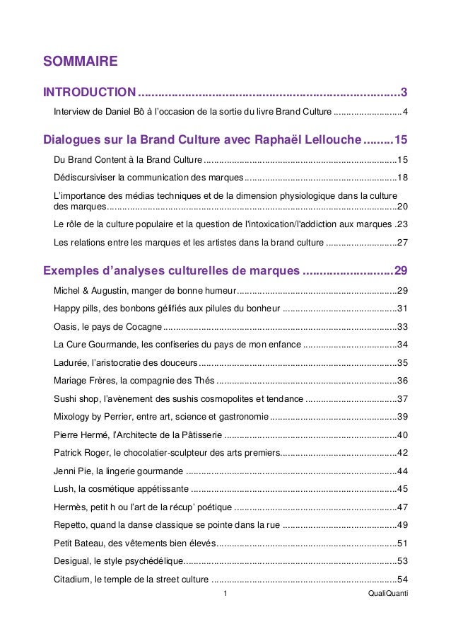 Relations de culture de branchement
