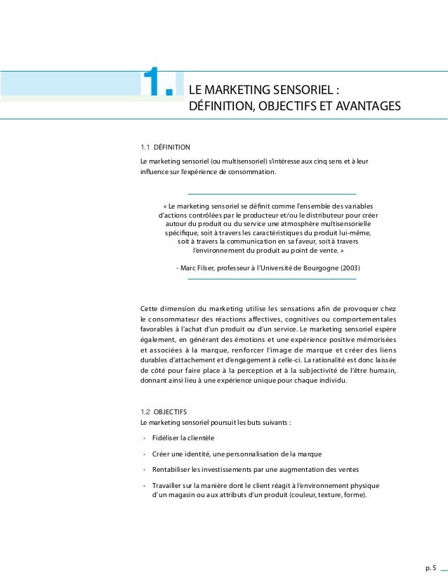 Le Marketing Sensoriel Le Marketing Sensoriel