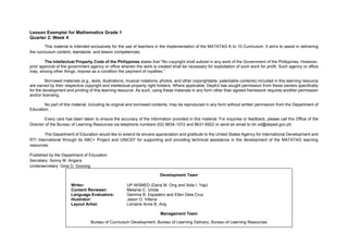 LESSON LEARNING PLAN Subject: ICT – Computer Systems Servicing (CSS) | PDF