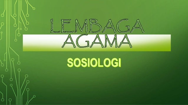 LEMBAGA AGAMA