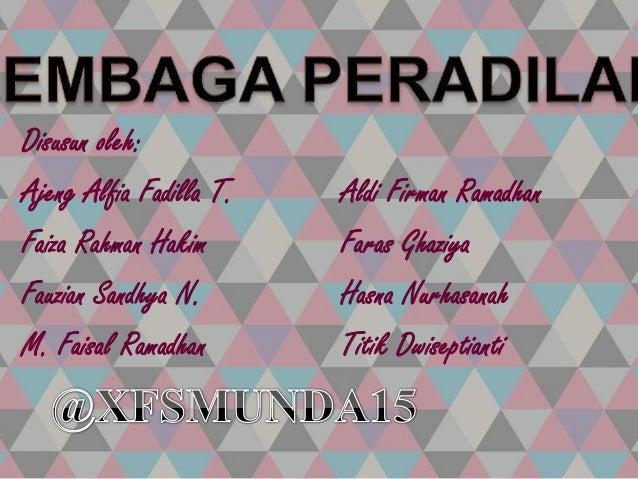 Lembaga Peradilan