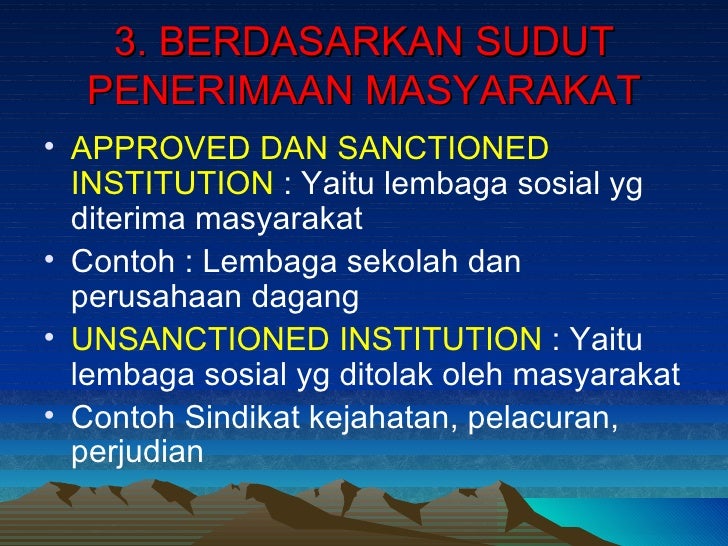 Lembaga Sosial