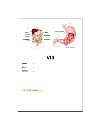 VIII
NAMA :
KELAS :
ALAMAT :
By. Delsi Aftarina
 