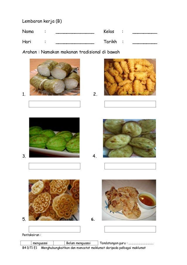 Lembaran Kerja Makanan Berkhasiat / Gambar Cikgu Fieza Hhat157 Makanan