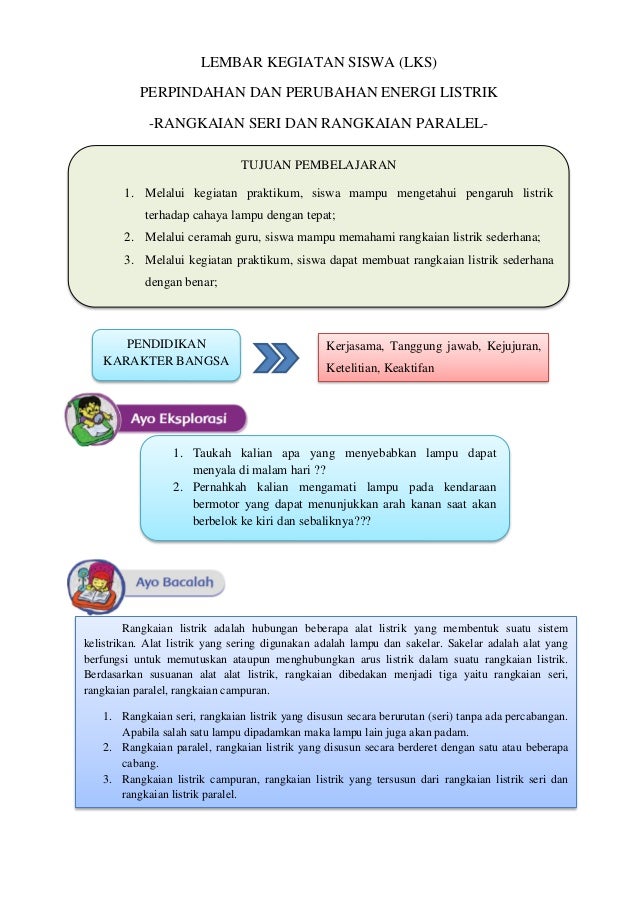 Lembar kegiatan siswa