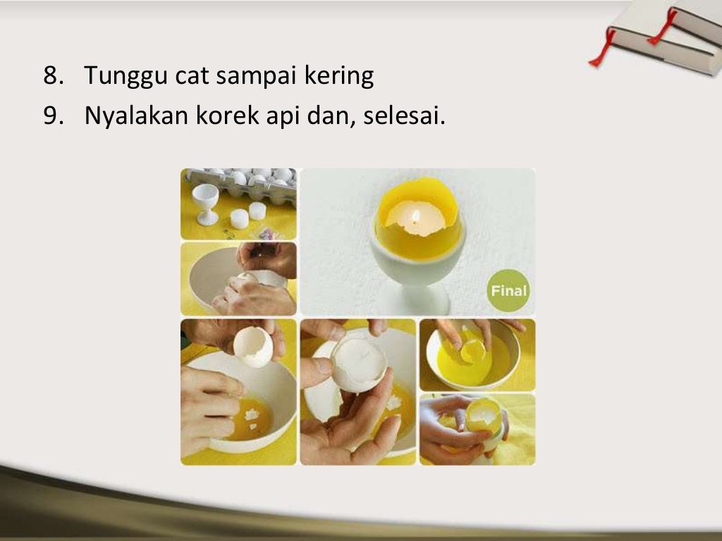 Prakarya Lembar kerja 2 // Lilin Cangkang Telur // 8F 2O14