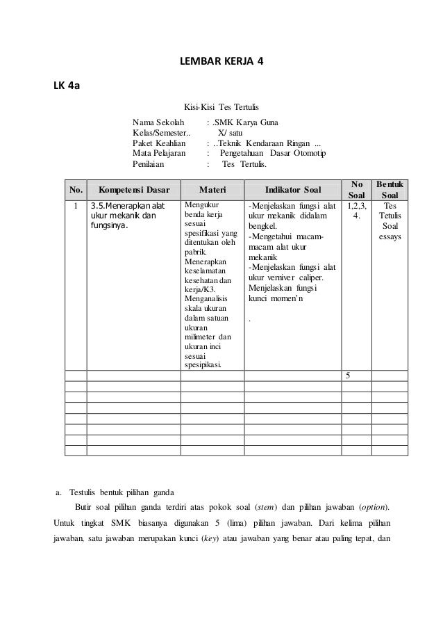 Soal Pilihan Ganda Kesehatan Dan Keselamatan Kerja Info Seputar Kerjaan