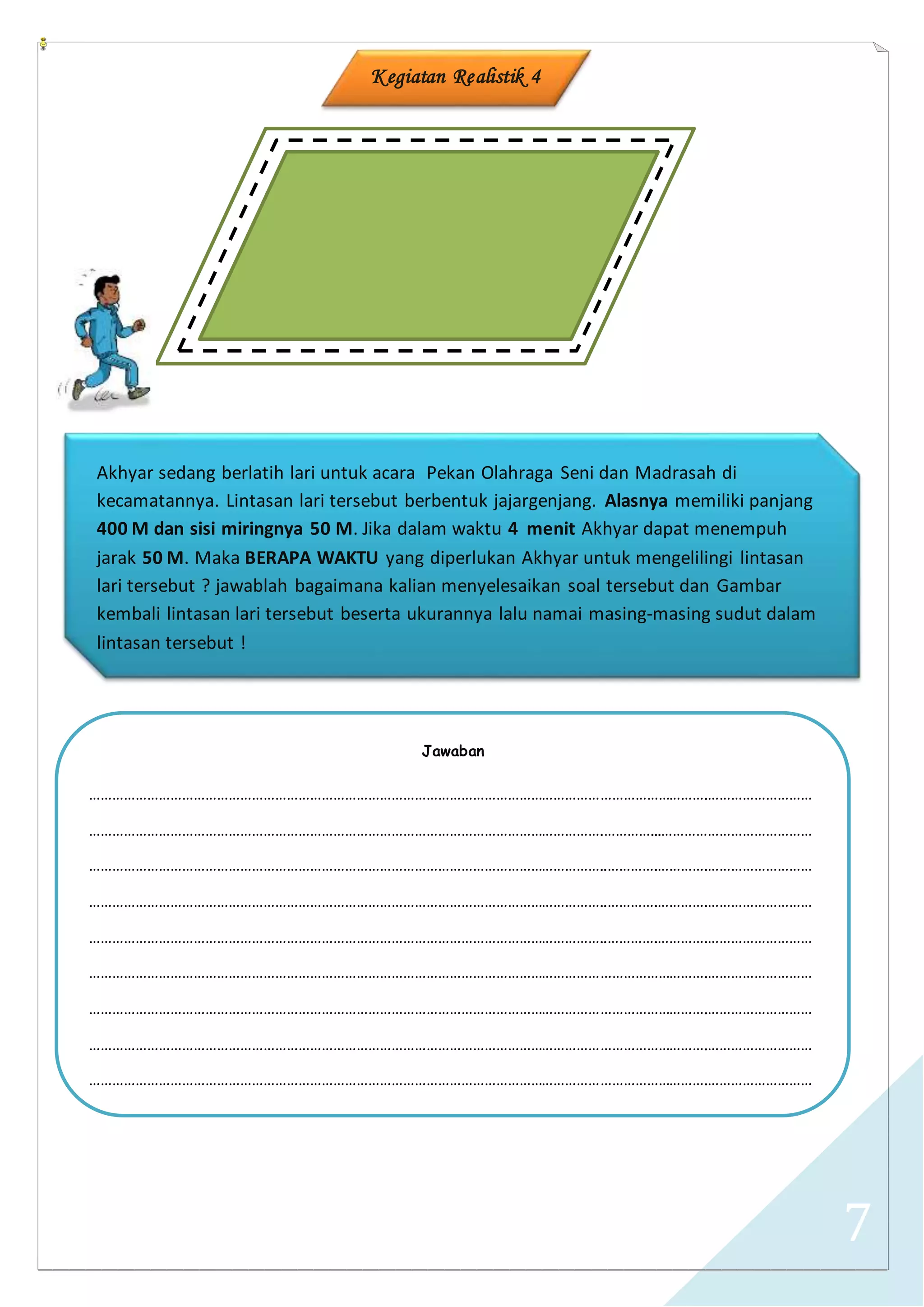 LEMBAR KERJA BANGUN DATAR JAJAR GENJANG | DOCX