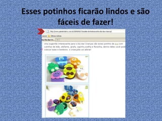 Esses potinhos ficarão lindos e são fáceis de fazer!