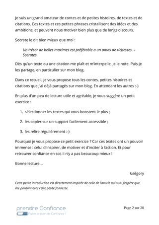 Textes Citations Pour Reprendre Confiance En Soi