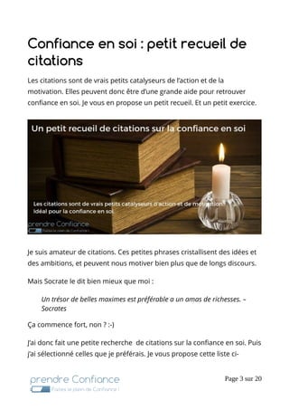 Textes Citations Pour Reprendre Confiance En Soi Textes Citations Pour Reprendre Confiance En Soi
