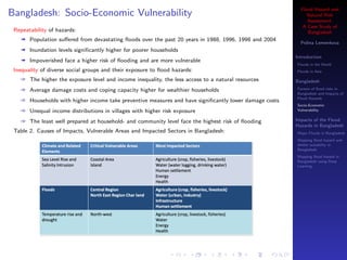 Flood Hazard and Natural Risk Assessment: A Case Study of Bangladesh | PDF