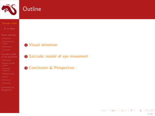Saccadic model of eye movements for free-viewing condition | PDF