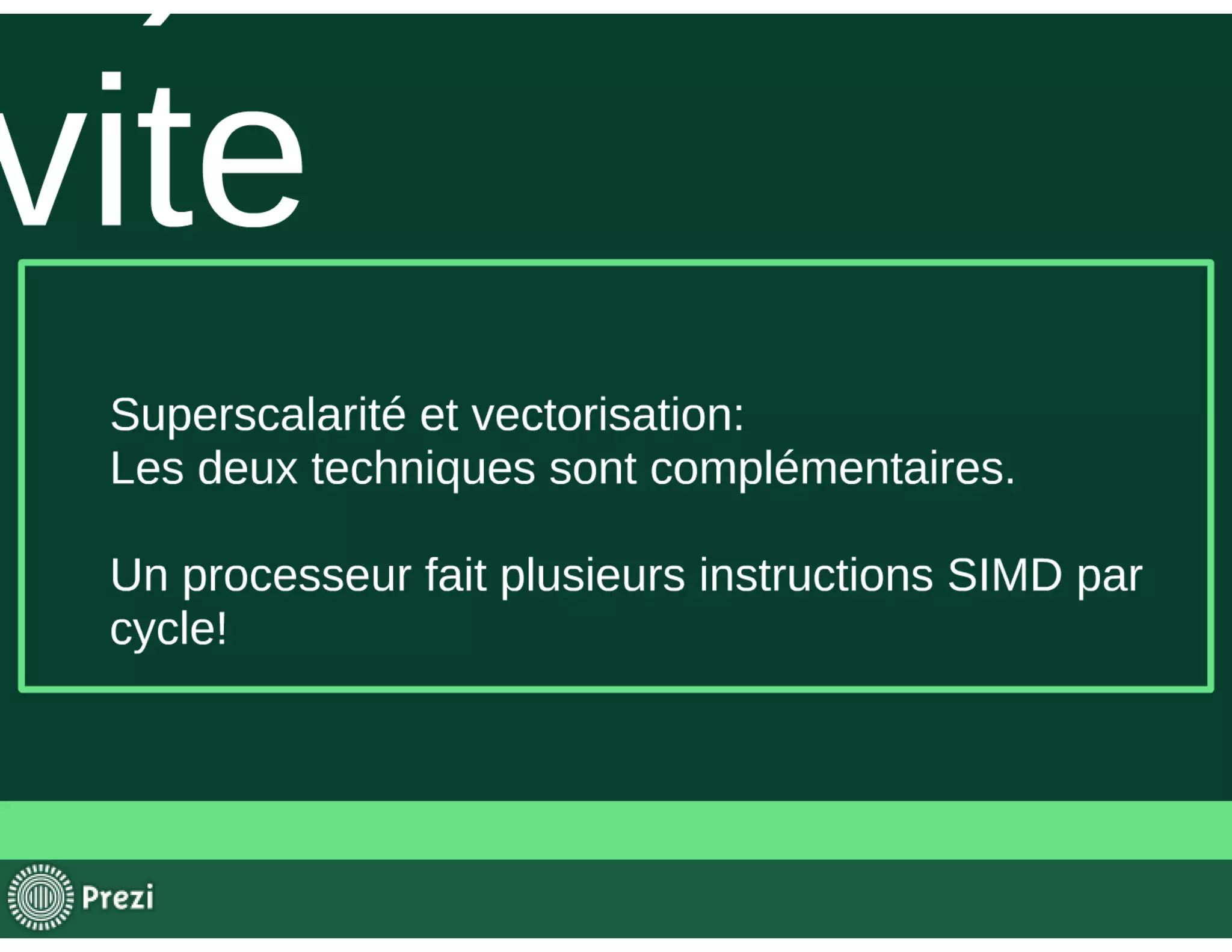 La vectorisation des algorithmes de compression 
