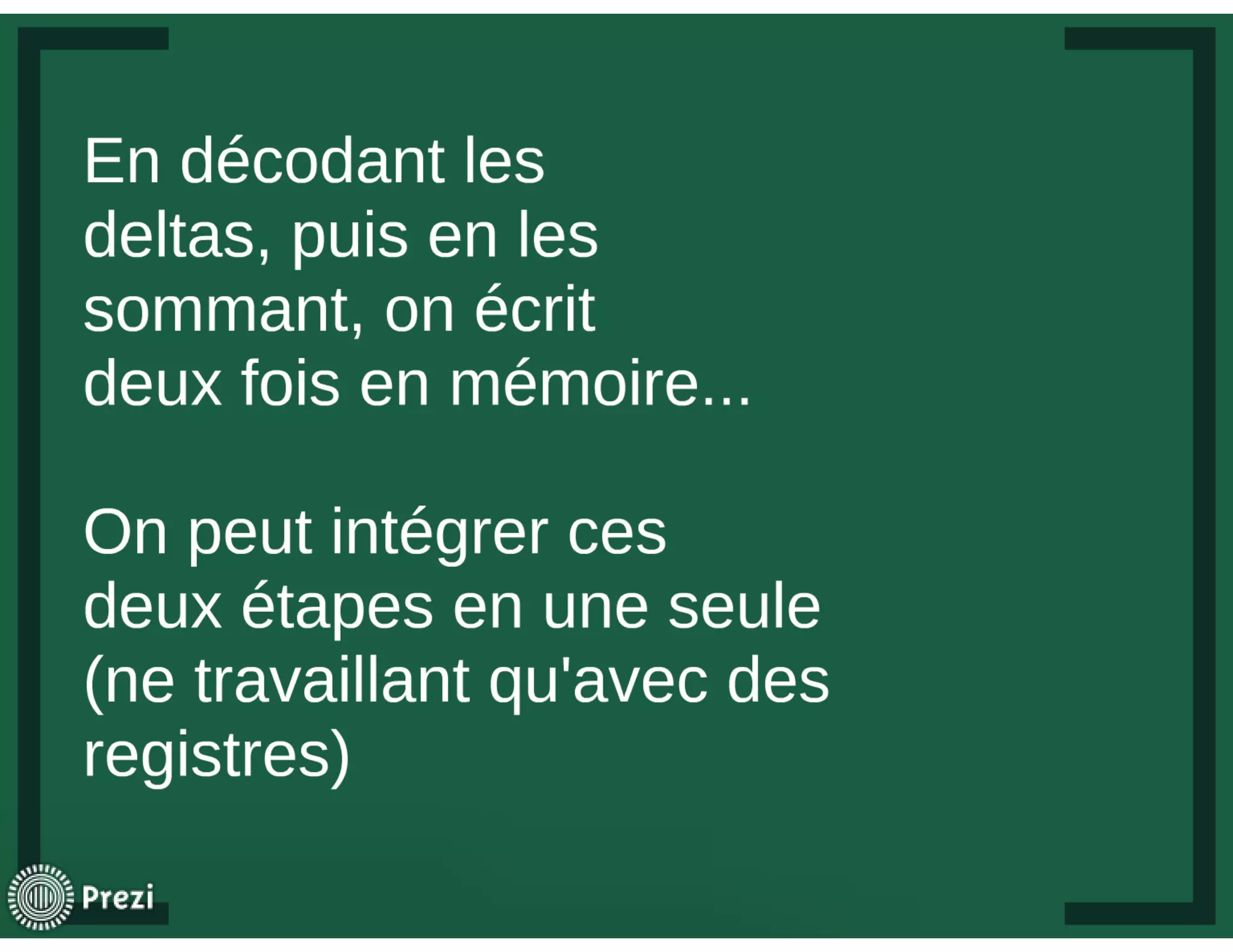 La vectorisation des algorithmes de compression 