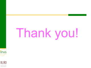 Strategies in increasing women’s participation in commodity value chain development: Lesson from IPMS experiences