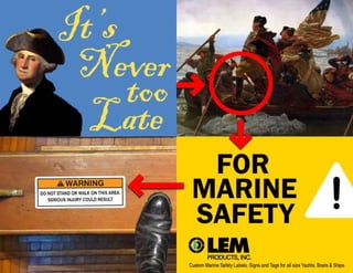 LEM Products, Inc. Marine Safety Labels