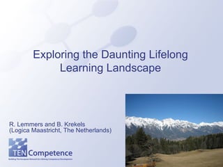Exploring the Daunting Lifelong Learning Landscape R. Lemmers and B. Krekels (Logica Maastricht, The Netherlands) 
