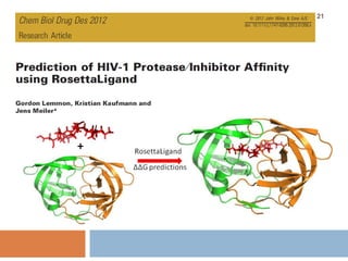 Docking & Designing Small Molecules within Rosetta Code Framework | PPTX