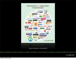 Social networks introduction




středa, 29. července 2009
 