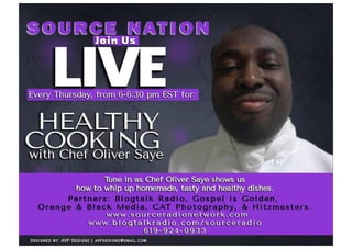 Healthy Cooking with Chef Oliver: Lemon chicken orzo salad & strawberry sorbet 3 12-15