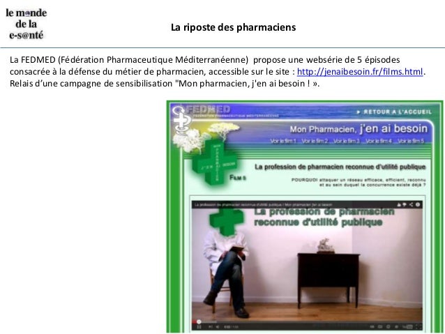La révolution de la vente en ligne de médicaments slideshare - 웹