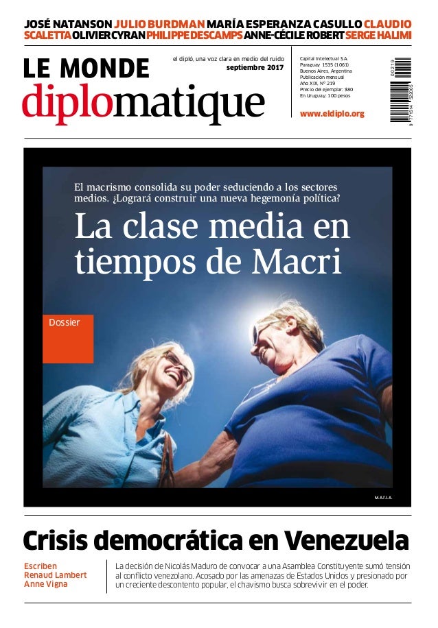 Le monde diplomatique cono sur sept 2017