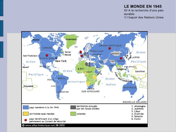 Le Monde En 1945 V2 Le Monde En 1945 V2