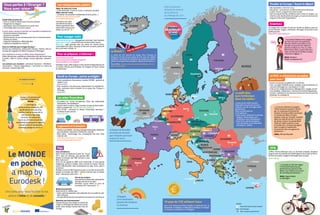 Le monde en poche - a map by Eurodesk 2017