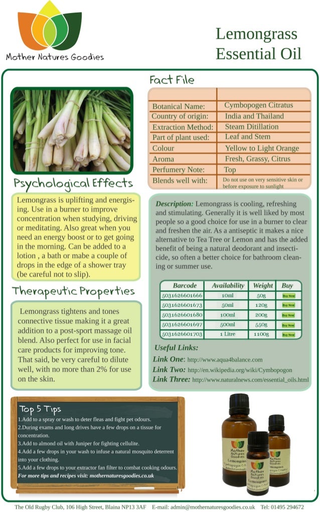 The Essential Guide to Lemongrass No. 3