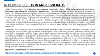 Lemongrass Processing Plant Project Report.pptx